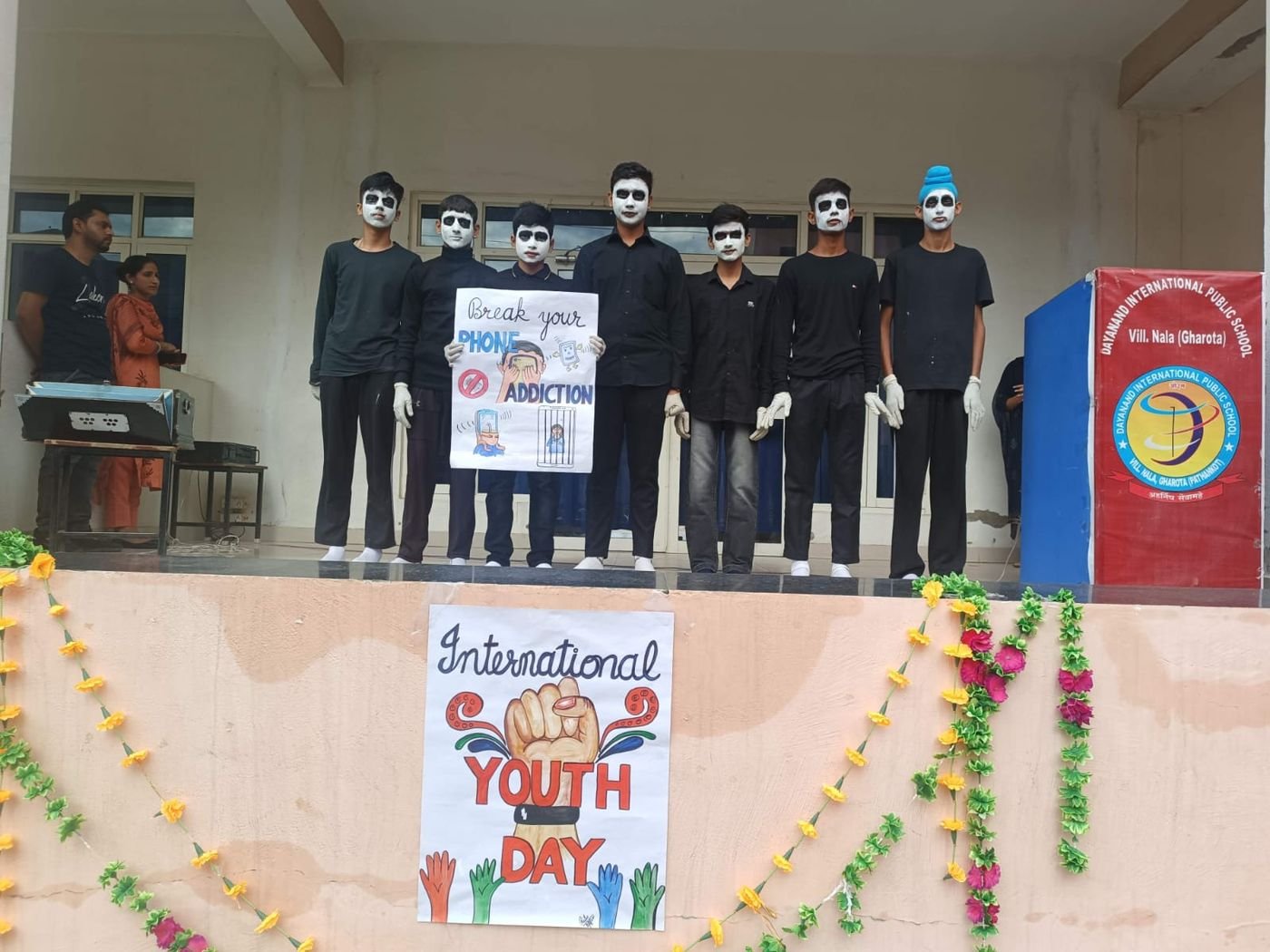 International Youth Day mime — Dayanand International Public School